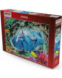 Пъзел Nova puzzle от 1000 части - Сред кораловите рифове